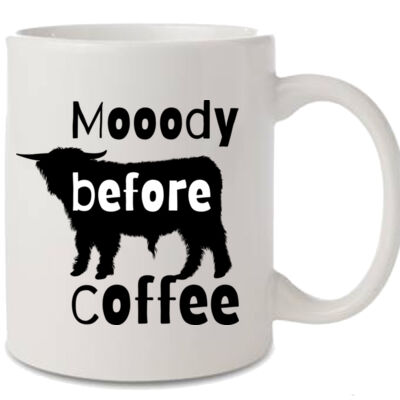 Moody before coffee Mug Thumbnail